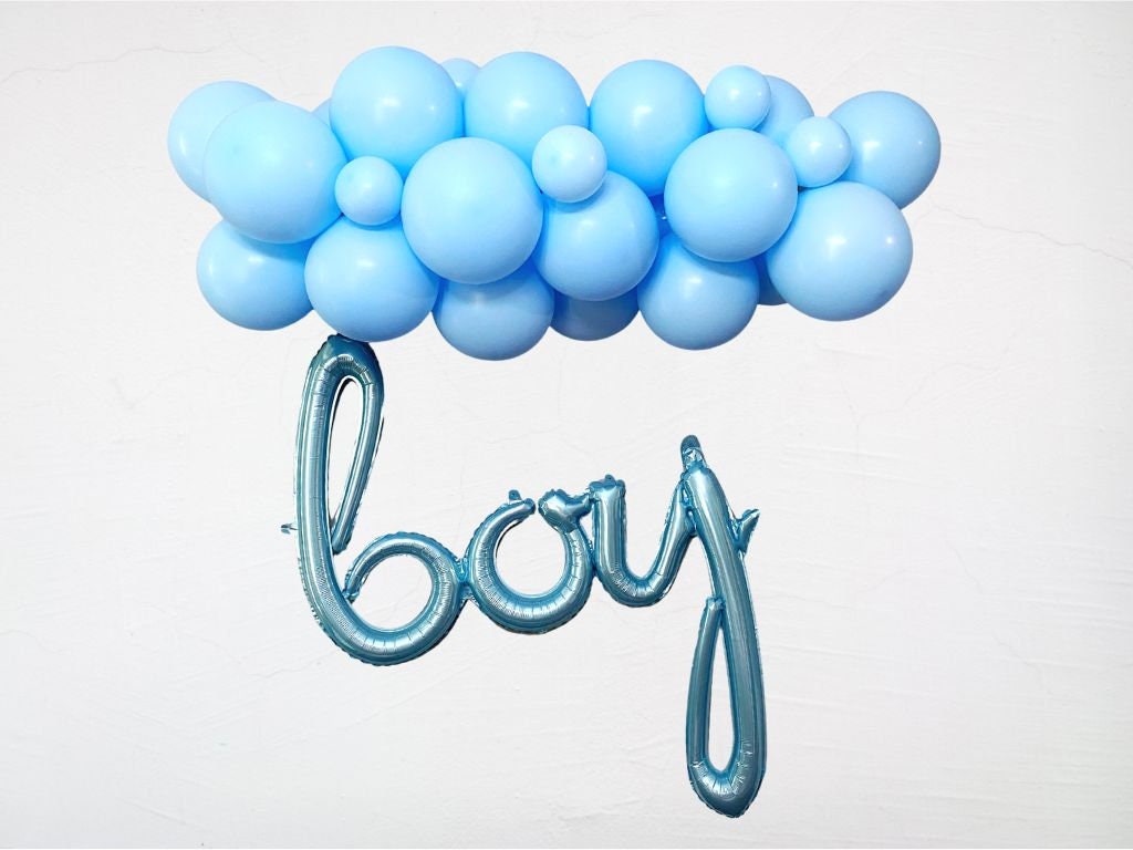 Gender Reveal Balloon Garland Kit Pink Blue Gold Baby Shower -   Gender  reveal party decorations, Baby gender reveal party decorations, Gender  reveal party theme