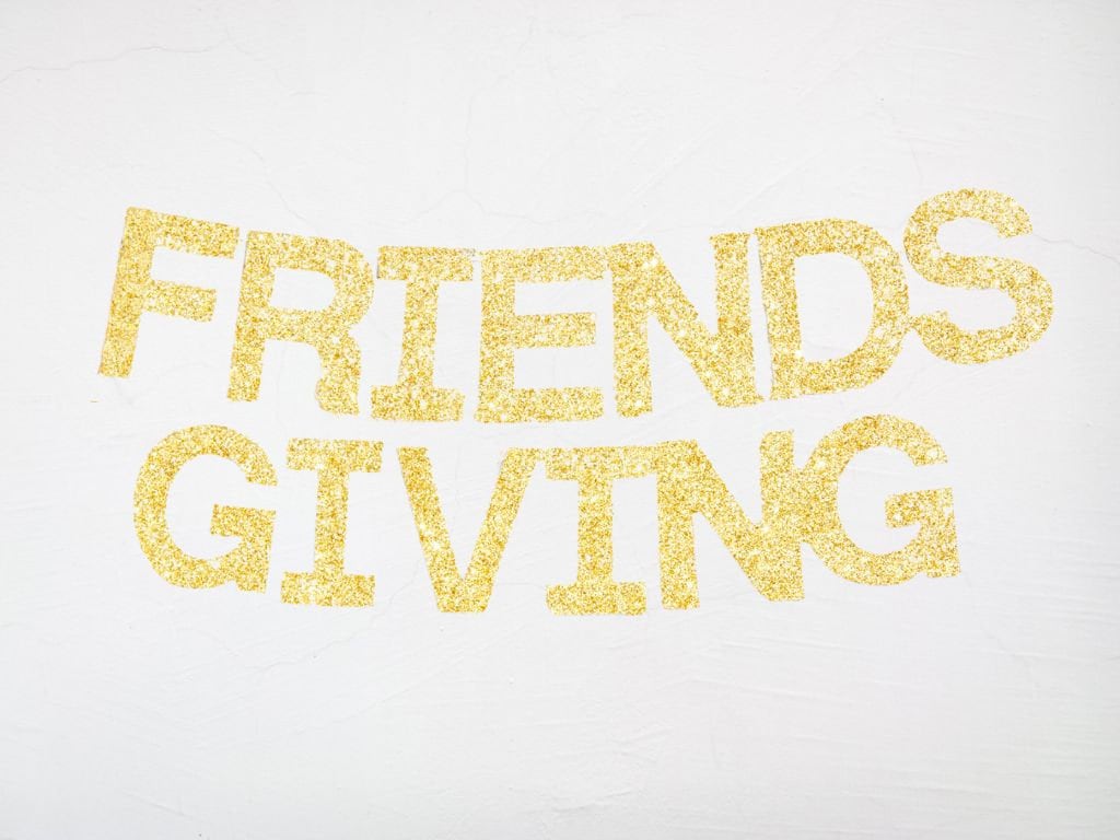 Friendsgiving Decor | Friendsgiving Party Banner | Friendsgiving Party Decor | Happy Friendsgiving Balloon | Thanksgiving Balloon |