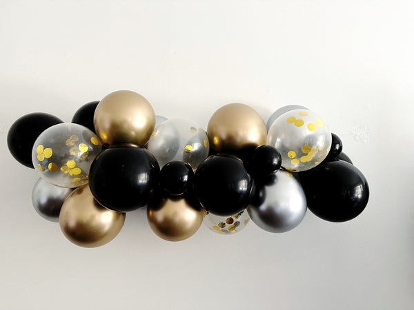 60th Birthday Balloon Decor | Milestone Birthday Party | Birthday Party Theme | Silver, Gold Balloon Decorations | Birthday Party Decor |