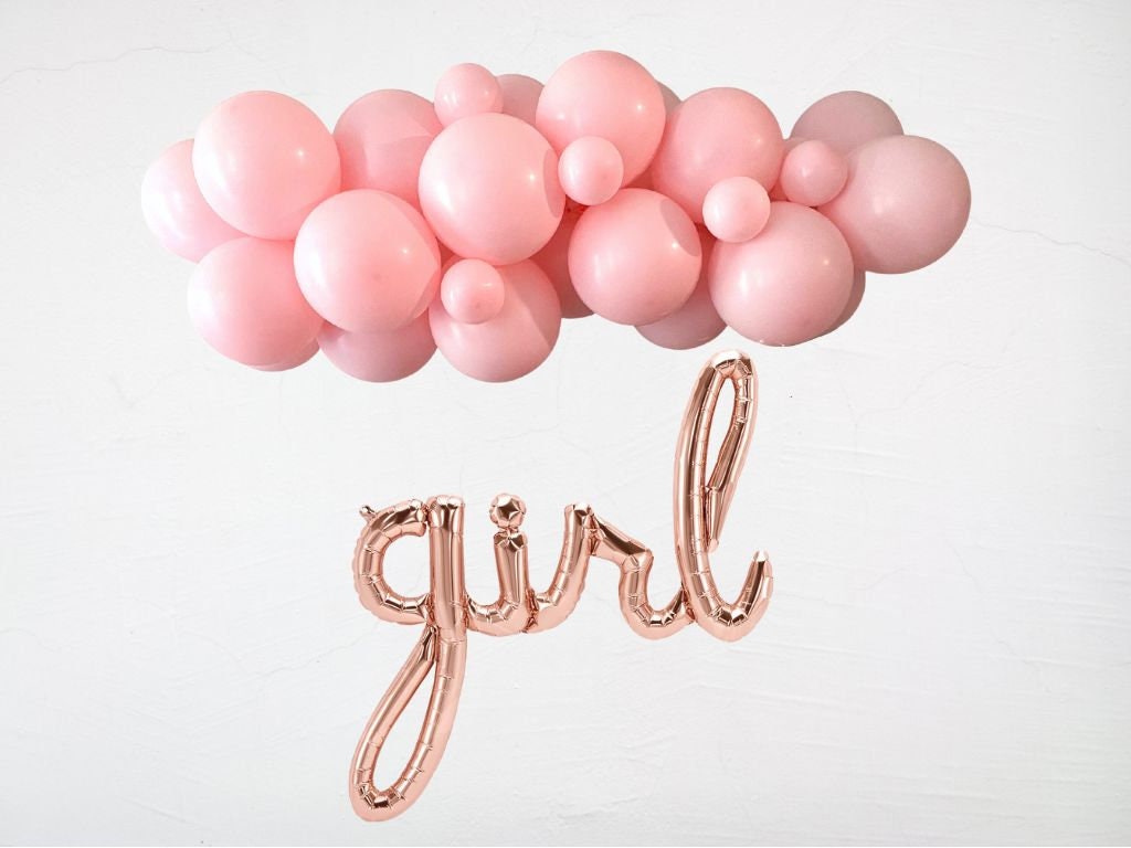 Gender Reveal Party | Gender Reveal Decor | It's A Girl Party | Baby Shower Decor | Pink Baby Shower | It's A Girl Balloon | Pink Balloons