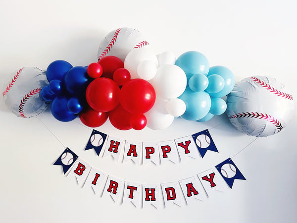 Baseball Party | Baseball Birthday | Boys Birthday Party | World Series Party | Baseball Party Decor | Red White & Blue Decor | Sports Party
