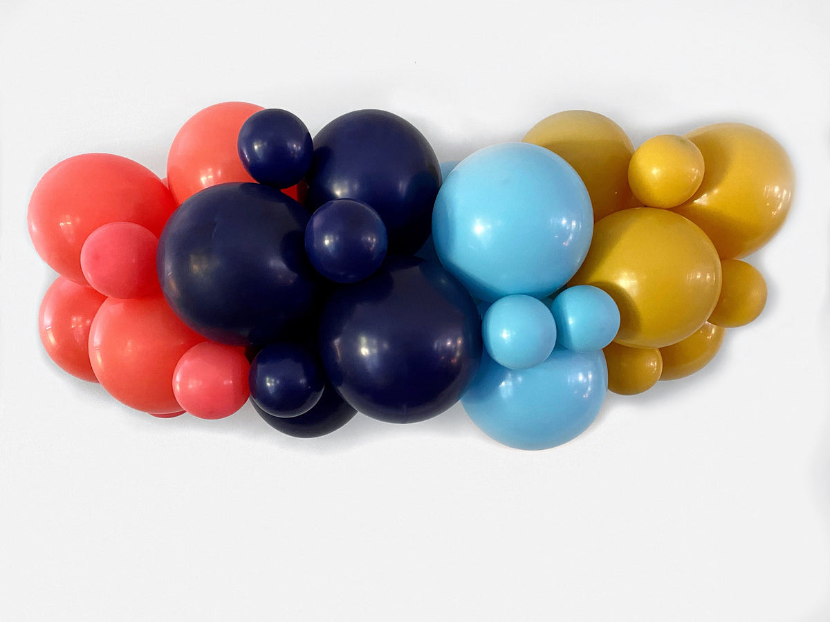 Colorful Balloon Garland | Multi-Color Balloon Decor | Coral Balloon D ...