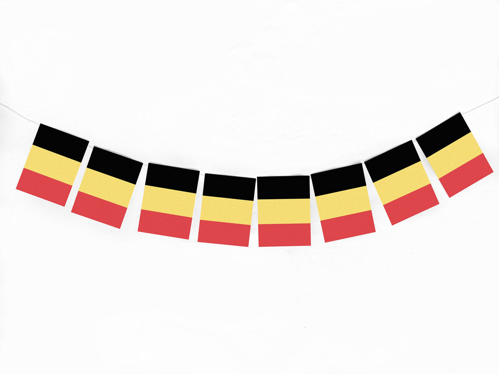 Belgium Flag Banner, Belgian Flag Banner, Team Belgium Garland, World Flags, Belgium World Cup Decorations, P195