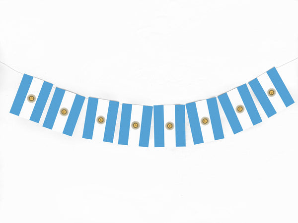 Argentina Flag Banner, Argentine Flag Banner, Team Argentina Garland, World Flags, Argentina World Cup Decorations, P244
