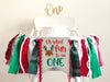 Oh What Fun Reindeer Banner, Christmas First Birthday Party Decorations, Christmas Birthday Banner, 1st Birthday Party Decorations HC081