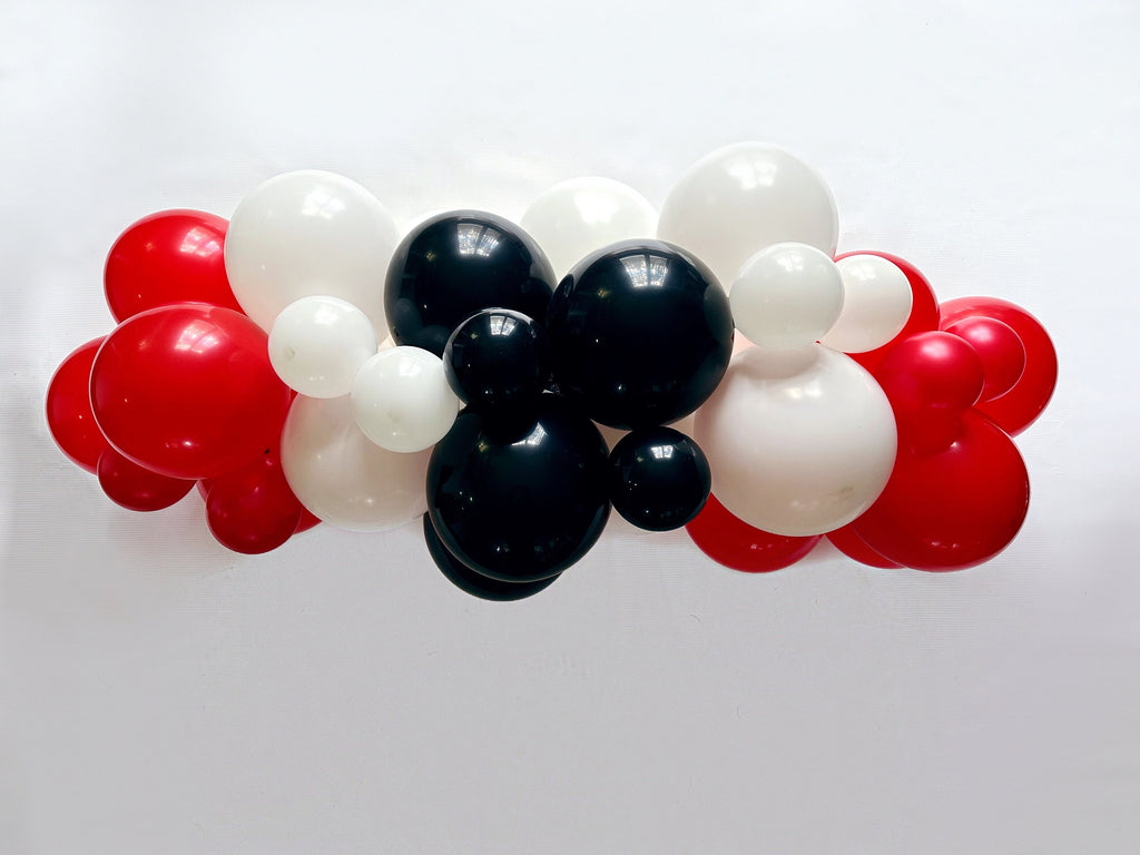 Red & Black Balloon Garland – Swanky Party Box