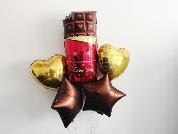 Valentine's Day Balloons | Valentine's Day Decor | I Love You Balloons | Valentine's Day Party | Chocolate Balloon Decorations |