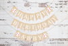 Personalized Happy Birthday Baseball Banner, Card Stock Banner, Sports Birthday Party Decorations, Baseball Birthday Party, PB018