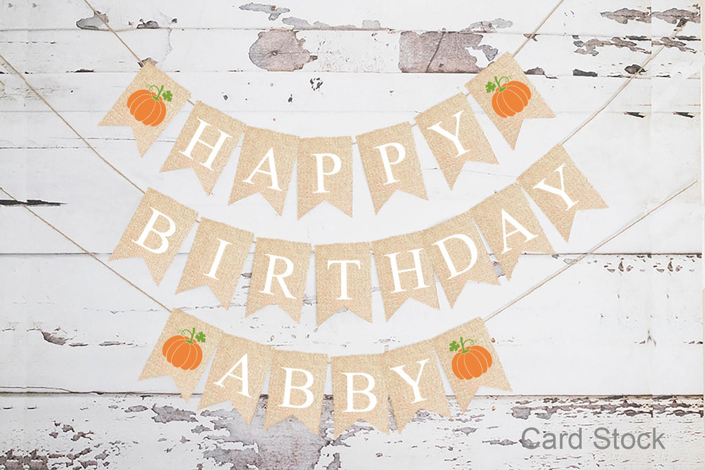 October Birthdat Lettering Happy Birthday October Theme