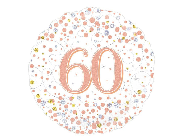 60th Birthday Balloon | Rose Gold Balloon | Milestone Birthday Balloon | 60th Birthday Party | 60th Birthday Party Decor