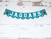 Jaguars Banner, Jaguars Decorations, Jaguars, Card Stock Banner, Football Decorations, Football Party Decor, P257
