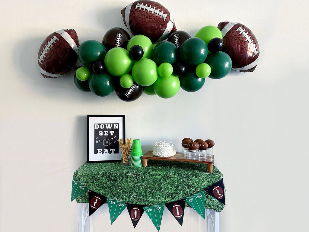 Football Party Collection | Football Party Decor | Football Balloon Arch | Sports Balloon Garland | Football Watch Party Decor |