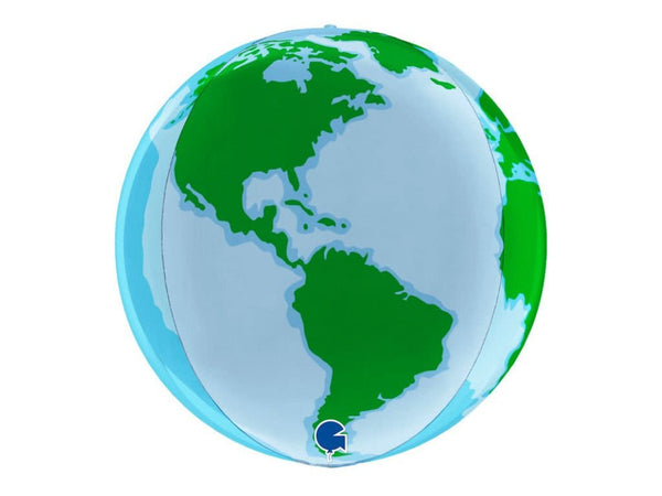 Earth Orb Balloon, Round Globe Ball Balloon, Earth Shaped Round Balloon | BAL258