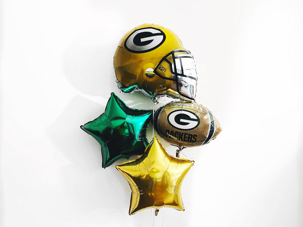 Packers Football Decorations, Football Party, Game Day Balloons, Football Banquet Decorations COL265