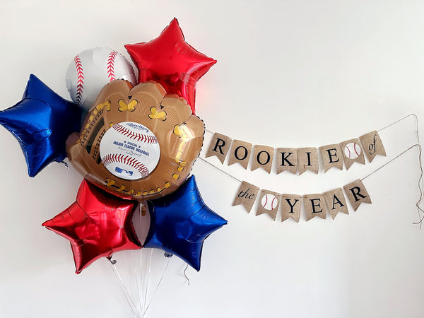 Baseball Birthday | Rookie of the Year Party | Boys Birthday Party | World Series Party | Baseball Party Decor | Red White & Blue Decor |