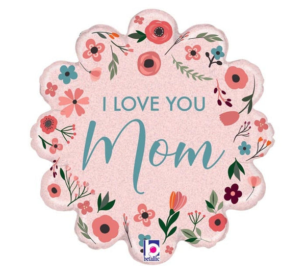 I Love You Mom Balloon | Mother's Day Balloon | Mother's Day Decor | Mother's Day Balloon Decoration