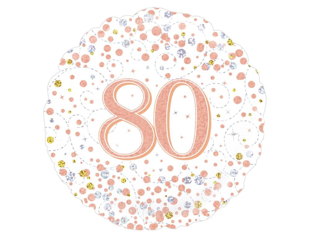 80th Birthday Balloon | Rose Gold Balloon | Milestone Birthday Balloon | 80th Birthday Party | 80th Birthday Party Decor