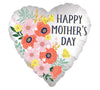 Happy Mother's Day Balloon Set | Mother's Day Heart Balloons | Foil Heart Shaped Balloons | Mother's Day Balloons