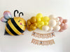 Mama To Bee Party Decorations, Bee Baby Shower, Bumble Bee Balloon Decoration, Spring Baby Shower Balloons, Summer Baby Shower Balloons