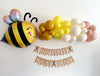 Happy Bee Day Decorations, Bee Birthday Party, Bumble Bee Balloon Decoration, Spring Birthday Balloons, Summer Bee Birthday Balloons