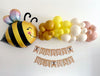 Happy Bee Day Decorations, Bee Birthday Party, Bumble Bee Balloon Decoration, Spring Birthday Balloons, Summer Bee Birthday Balloons
