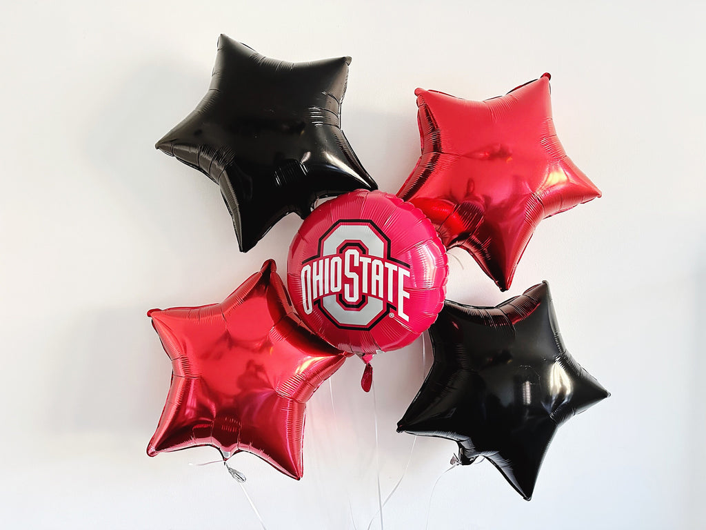 Ohio Football Decorations, Graduation Party, Game Day Balloons, Football Banquet Decorations COL352