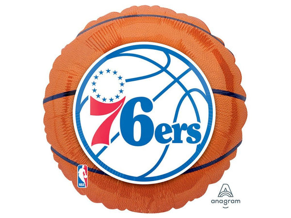 76ers Basketball Balloon | Basketball Party Decor | Sports Balloon | Basketball Party Decor | Basketball Birthday Photo Prop