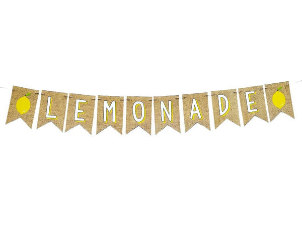 Lemonade Banner, Summer Party Banner, Lemonade Party Sign, Fruit Party Banner