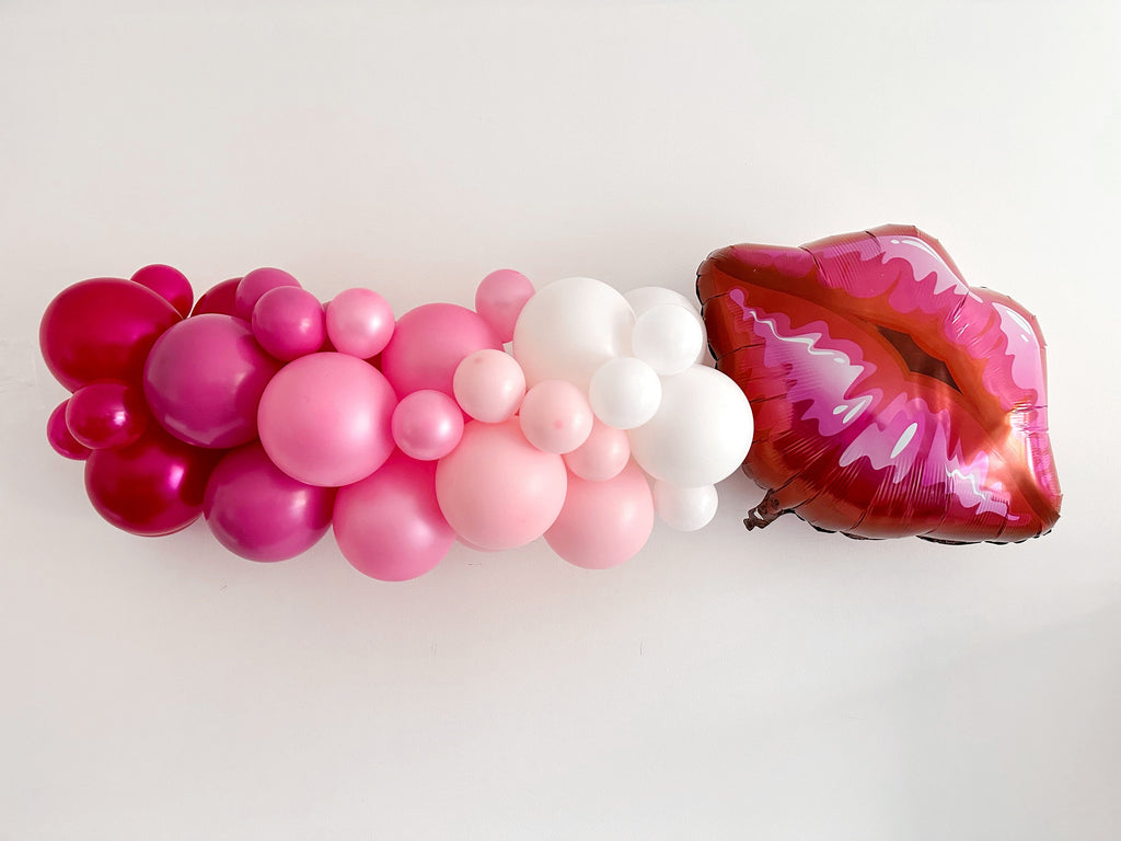 You Can't Sip with Us Hot Pink Girls Bachelorette Party Decorations with  Lip Balloon Bride
