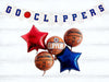 NBA Clippers Basketball Party Collection | Basketball Party Decor | Basketball Balloon Decor | Sports Balloon Garland | COL389
