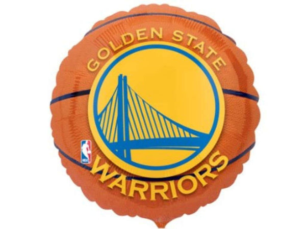 Golden State Basketball Balloon | Warriors Basketball Party Decor | Sports Balloon | Basketball Party Decor | Basketball Birthday Photo Prop