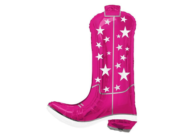 Pink Cowgirl Boot Balloon |  Cowgirl Party Decor | Western Party Props | Rodeo Party Decoration |