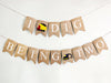I Dig Being Two Construction Second Birthday Banner, Second Birthday Party Decor, Construction Banner,  Builder Birthday Decor, B1154
