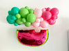 Watermelon Balloons | One in a Melon Party Decor | Pink and Green Balloon Garland | Watermelon Party Decor | COL413