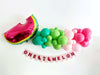 Watermelon Balloons | One in a Melon Party Kit | Pink and Green Balloon Garland | Watermelon Party Decor | COL414