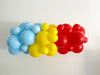 Colorful Balloon Garland | Multi-Color Balloon Decor | Red Balloon Decor | Yellow Balloon Decor | Blue Balloon Decor | Balloon Garland