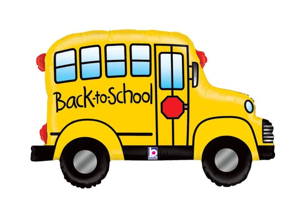 Back to School Balloons | Back to School Celebration | First Day of School | School Photo Balloons | School Bus Balloons