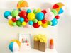 Beach Ball Birthday Party | Colorful Summer Balloons | Pool Party Props | Summer Beach Party Decor | COL429