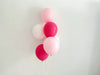 Pink Celebration Decorations, Birthday Party Decor, Anniversary Balloons, Graduation Decor, Pink Balloons Set of 6