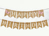 Butterfly Themed Birthday Party, Girl Power Party Decorations, Pink Butterfly Burlap Happy Birthday Banner, Garden Party Decoration, B1200