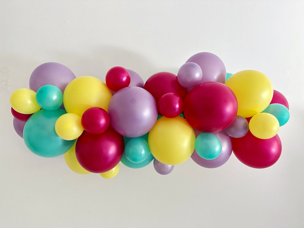 Roller Skate Balloons | Let's Roll Retro Party Kit | Colorful Balloon Garland | Roller Skate Party Decor | COL449
