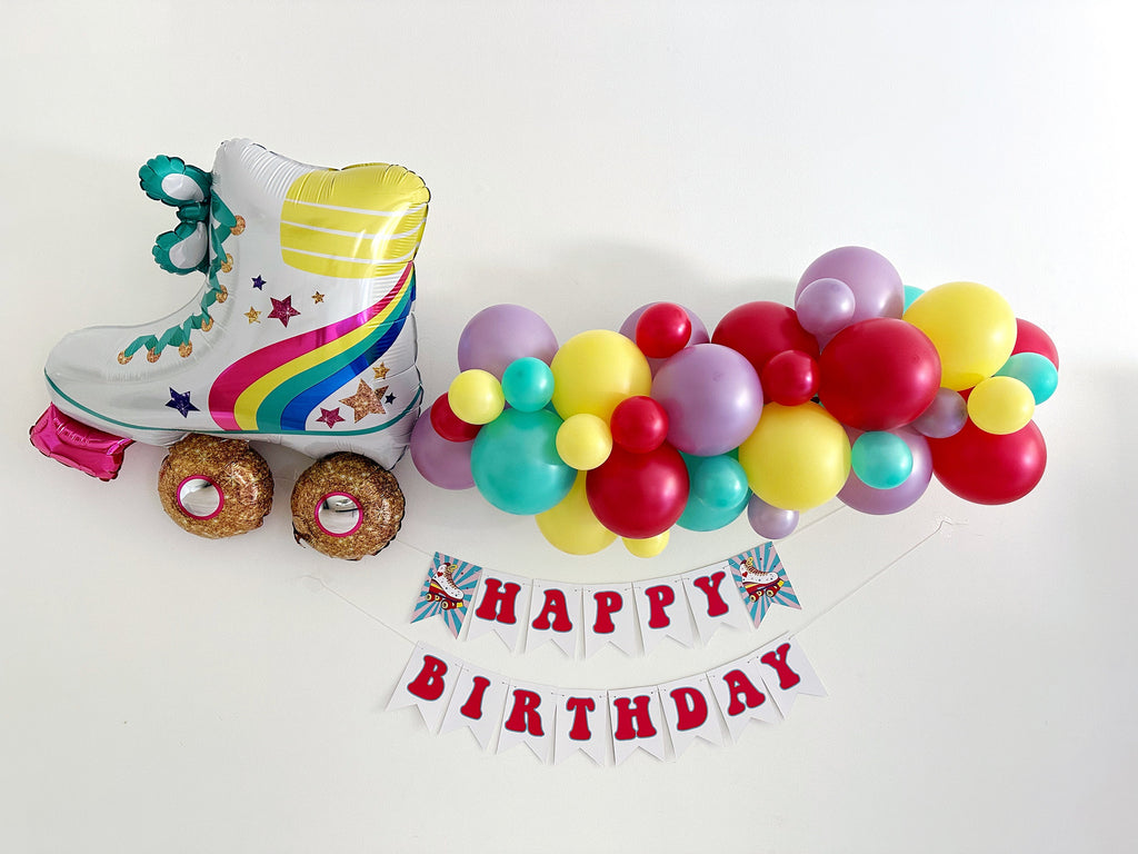 Roller Skate Birthday Party Decorations  Skating Party Happy Birthday –  Swanky Party Box