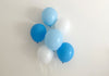 Celebration Decorations, Birthday Party Decor, Anniversary Balloons, Graduation Decor, Blue Balloons Set of 6