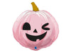 Pink Winking Pumpkin Balloon, Pumpkin Party Decor, Happy Pumpkin Balloon, Fall Party Decorations, Kids Fall Themed Decor, Halloween