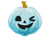 Blue Winking Pumpkin Balloon, Pumpkin Party Decor, Happy Pumpkin Balloon, Fall Party Decorations, Kids Fall Themed Decor, Halloween