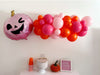 Pink & Orange Halloween Balloons, Colorful Balloons, Pumpkin Party Kit, Pink Party Decorations, Halloween Balloon Backdrop, COL472