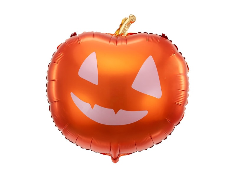 Jack-O-Lantern Balloon, Halloween Pumpkin Balloon Decor, Cute Jack-O-Lantern Balloon, Halloween Party Decor, Pink and Orange Halloween Decor