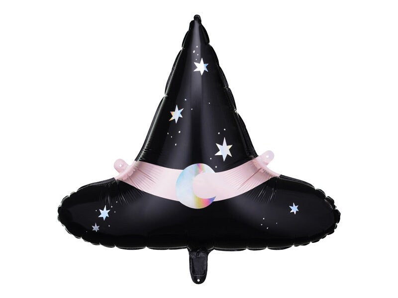 Witches Hat Balloon Collection, Halloween Balloon Decor, Haunted House Decorations, Halloween Party Decor, Pink and Black Witch Hat