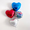 I Love You Grandma and Grandpa Balloon, Grandparent's Day Balloon Set | Grandparent's Appreciation Day Decor |