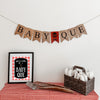 Baby-Que Burlap Banner, Barbeque Baby Shower Decorations, BBQ Gender Reveal Party Decor B1327